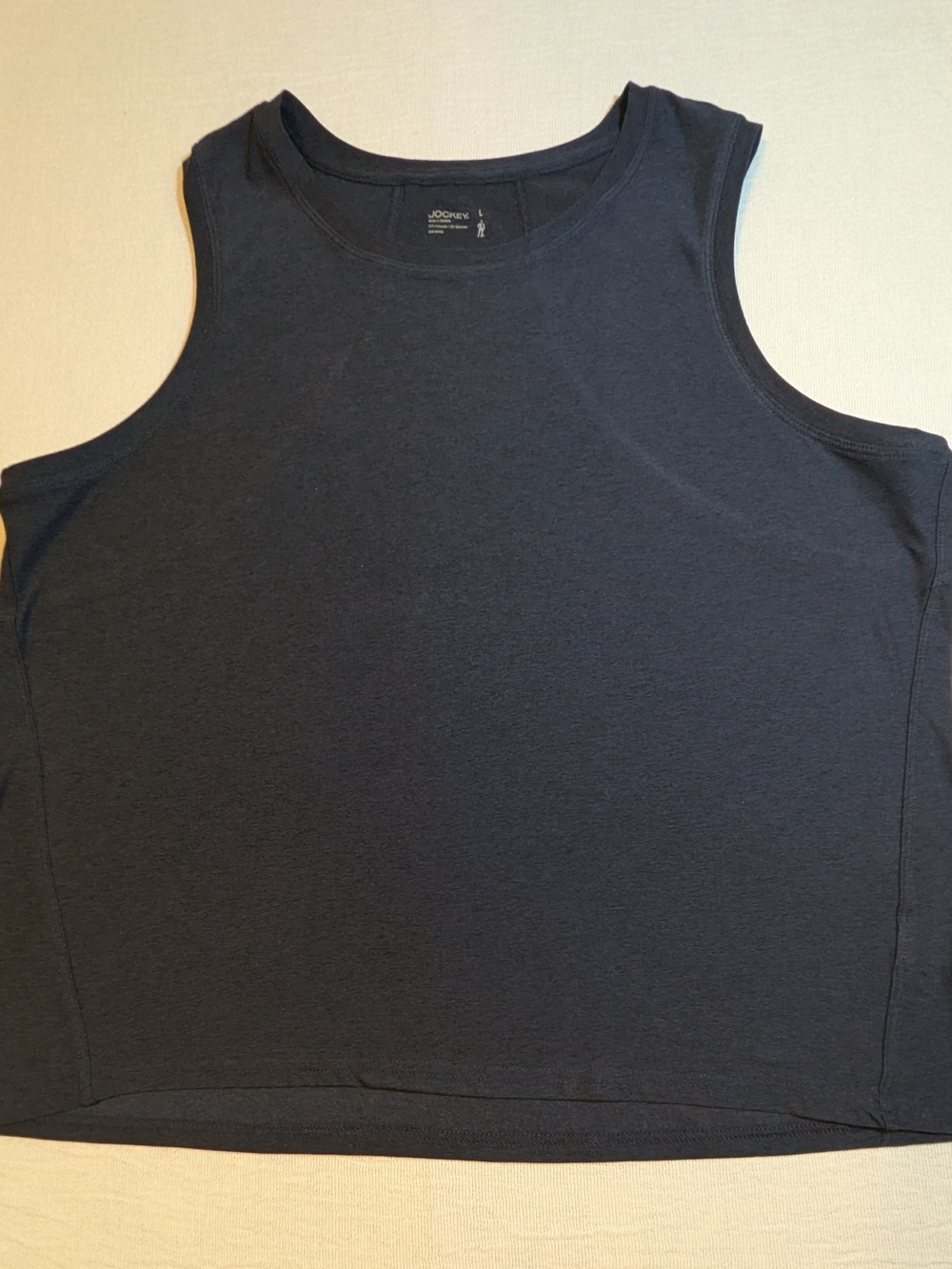 Jockey Black Women's Crop Tank Top